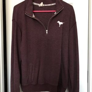 Quarter zip PINK sweater